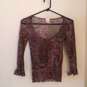 Mango MNG sheer blouse